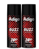 Adigo Buzz Deodorant - Intense 165ml (Pack of 2)