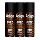 Adigo Buzz Casual Deodorant 165ml(Pack Of 3)