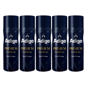 Adigo Premium Cool Breeze Body Perfume 165 ml(Pack Of 5)