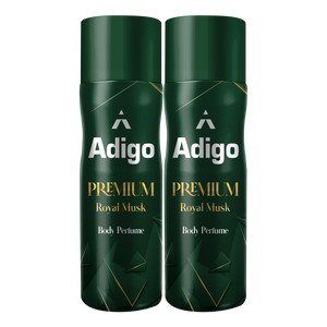 Adigo Premium Royal Musk Body Perfume 165 ml(Pack Of 2)