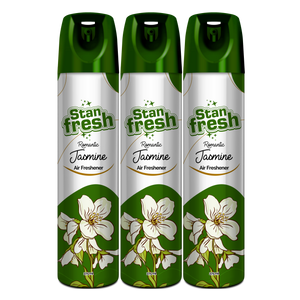 Stanfresh Air Freshener - Romantic Jasmine With Gas Formulation - 275ml(Pack Of 3)