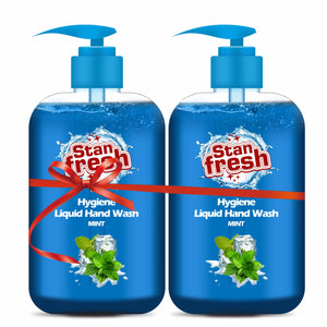 Stanfresh Hygiene Liquid Hand Wash Mint 500ml - Stanvac Prime