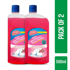 Stanfresh Super Disinfectant Floor Cleaner - Rose 500ml (Pack of 2)