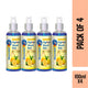 Stanrelief Hand Rub  Mist Spray - Lemon 100ml(Pack of 4)