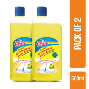 Stanfresh Super Disinfectant Floor Cleaner - Lemon 500ml (Pack of 2)