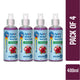 Stanrelief Herbal Hand Rub  - Rose 100ml (Pack of 4)