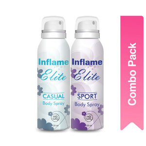 Inflame Woman Elite Body Spray- Casual 120ml & Sport 120ml