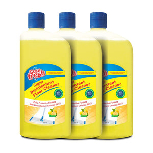 Stanfresh Super Disinfectant Floor Cleaner - Lemon 500ml (Pack of 3) - Stanvac Prime