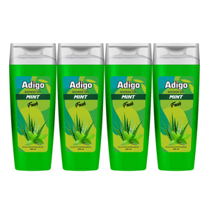 Adigo | Shower gel | Mint | Fresh 250ml (Pack Of 4)