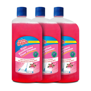 Stanfresh Super Disinfectant Floor Cleaner - Rose 500ml (Pack of 3) - Stanvac Prime