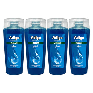 Adigo | Shower gel | Aqua | Fresh 250ml (Pack Of 4)